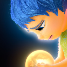 Joy (Amy Poehler) in Pixar's "Inside Out." (Courtesy of Disney)