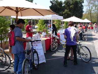 Bicycle Safety Station in White Plaza