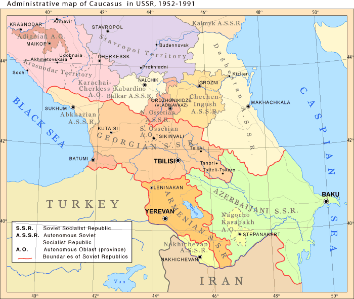 Caucasia 1952-1991