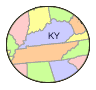 state image in a circle frame