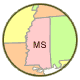 state image in a circle frame