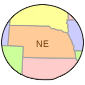 state image in a circle frame