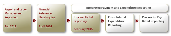 Graphic of report release roadmap