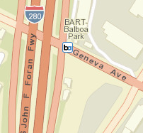 Balboa Park Station Map
