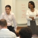 David Miliband and Condoleezza Rice co-teach a class on crisis management.