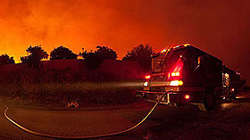 Jesusita fire near Santa Barbara