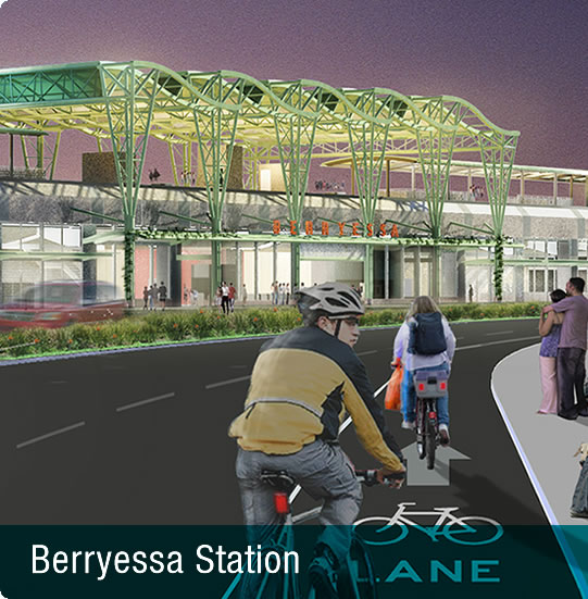 Image of Berryessa Station rendering