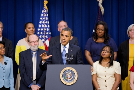 President Barack Obama delivers remarks on extending tax cuts for the middle class (August 3, 2012)