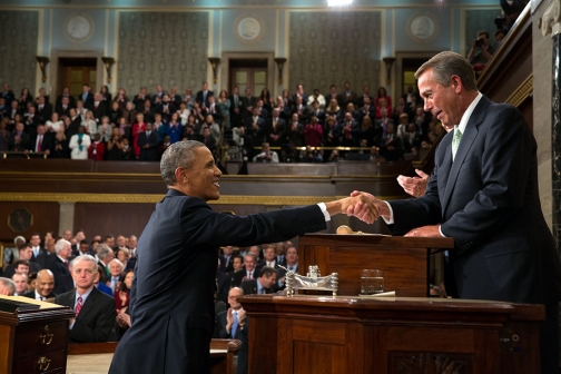 SOTU5 President Obama and Speaker Boehner