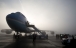 Air Force One in Seattle Fog