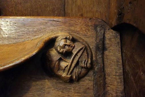 Misericord Winchester Cathedral. Photo Courtesy: Christina Smith.