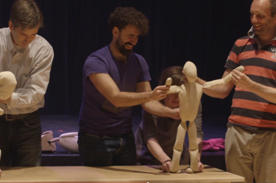 Thumbnail for 'British puppetry theater group Blind Summit teaches master class at Stanford'