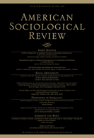 Journal cover for the American Sociological Review