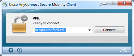 enter link for the Stanford Public VPN