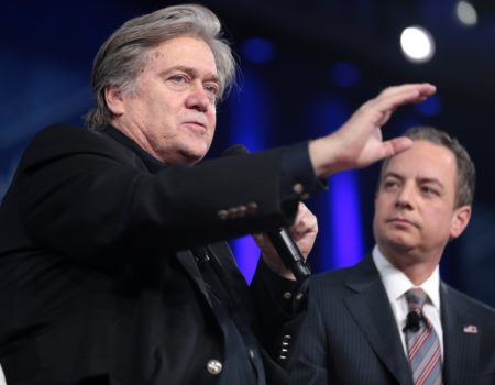 Steve Bannon and Reince Priebus