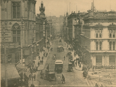 Montgomery Street, San Francisco, CA, 1889.