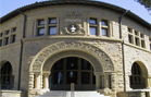 Photograph of the Mathematics Corner, Main Quad, Stanford University