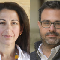 Andrew Grotto and Janine Zacharia