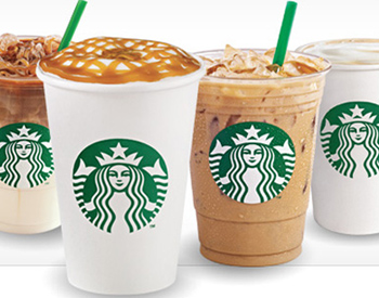 Starbucks drink selection