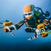 Robot explores underwater