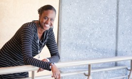 photo of female employee smiling