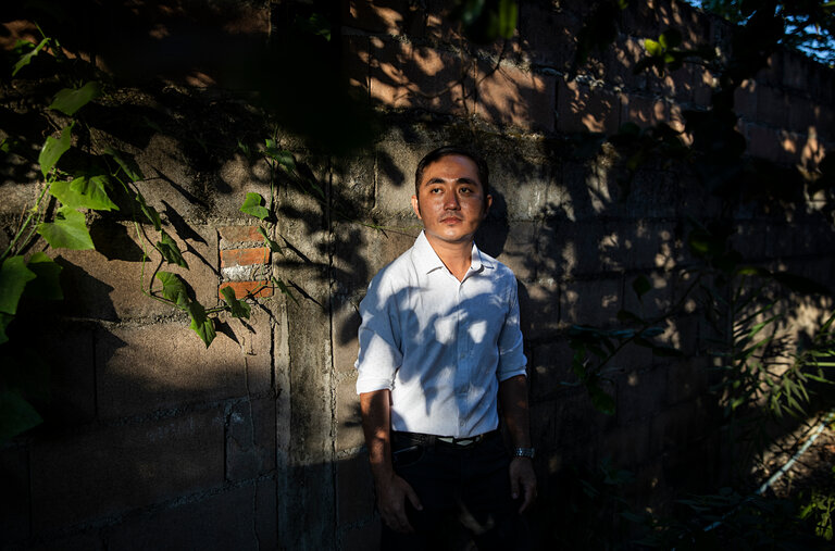 Ko Aung Kyaw, a reporter for the Democratic Voice of Burma, was imprisoned and tortured for his work.