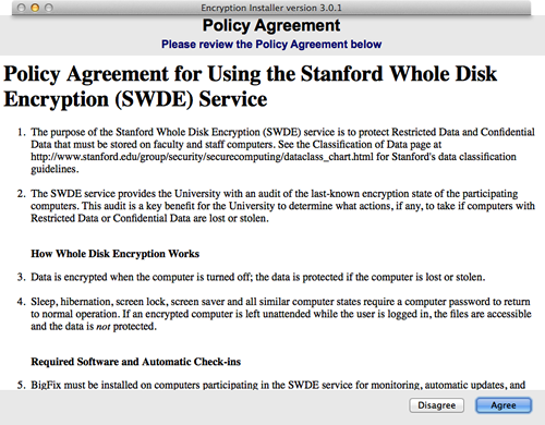 policy agreement