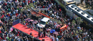 Overhead view of Tea Party Rally in Nevada