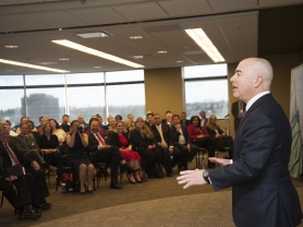 Deputy Secretary Alejandro Mayorkas hosted a Town Hall meeting with DHS employees in Denver Colo.