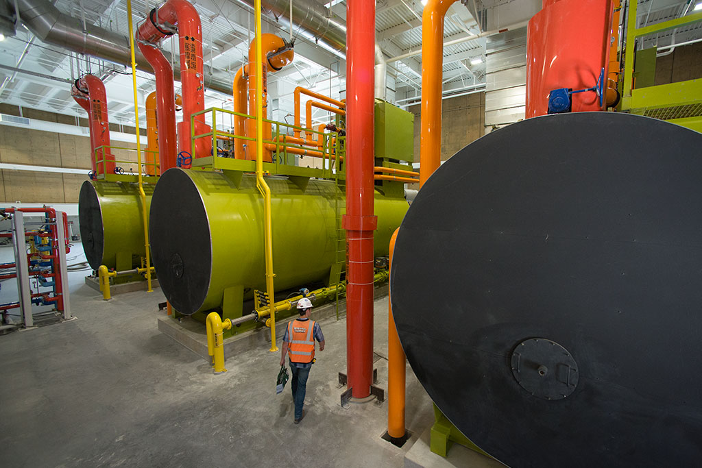 Photo: SESI, Central Energy Plant, Stanford Energy System Innovations