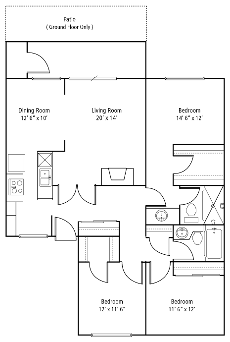 Sharon Green Three-Bed Two-Bath