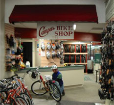 Campus Bike Shop store interior