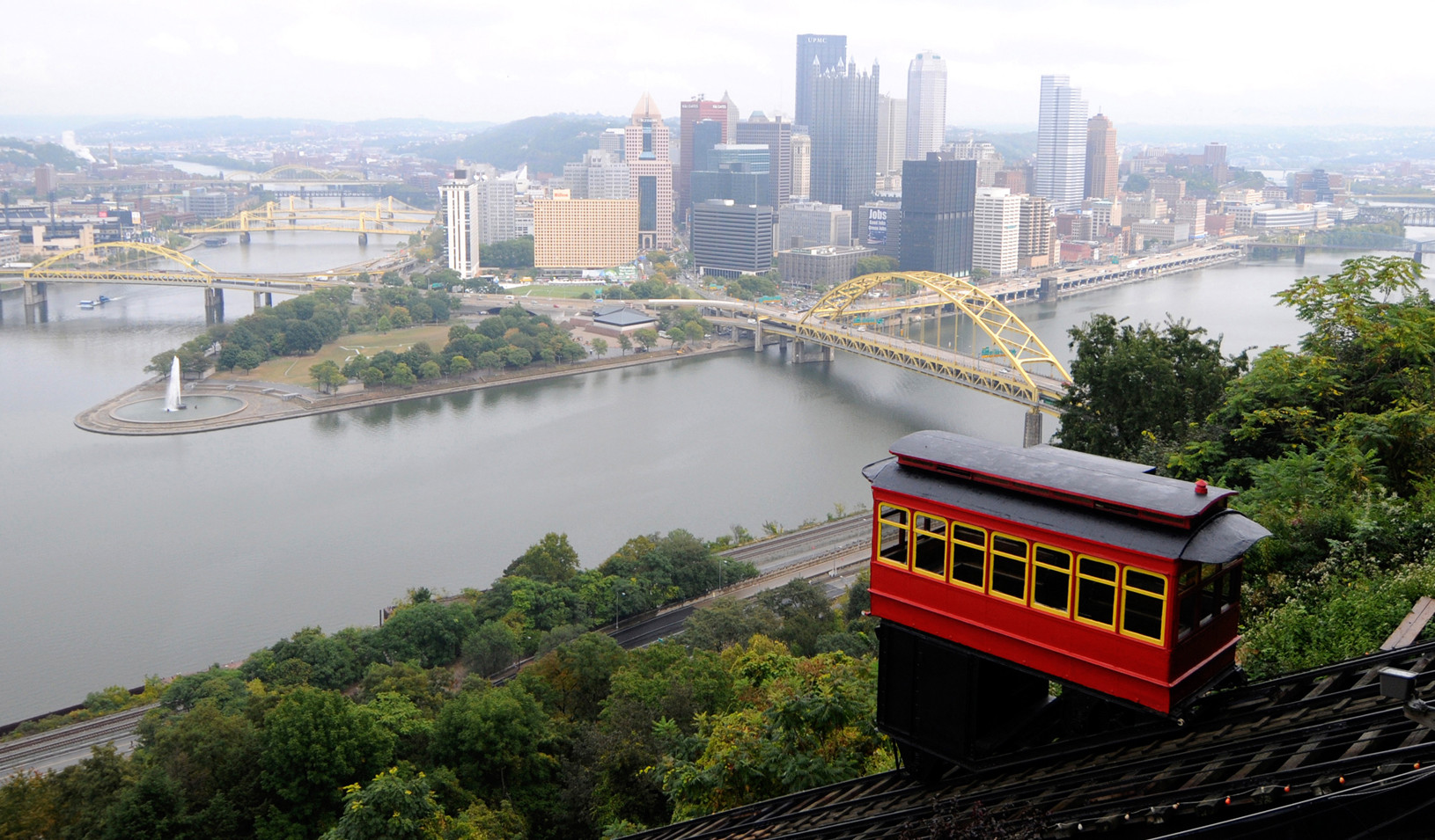 When Pittsburgh's steel industry faded, the city's educational and health care institutions provided a strong foundation for what came next. (Reuters photo by David A. DeNoma)