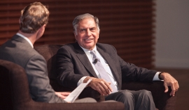 Ratan Tata with GSS moderator