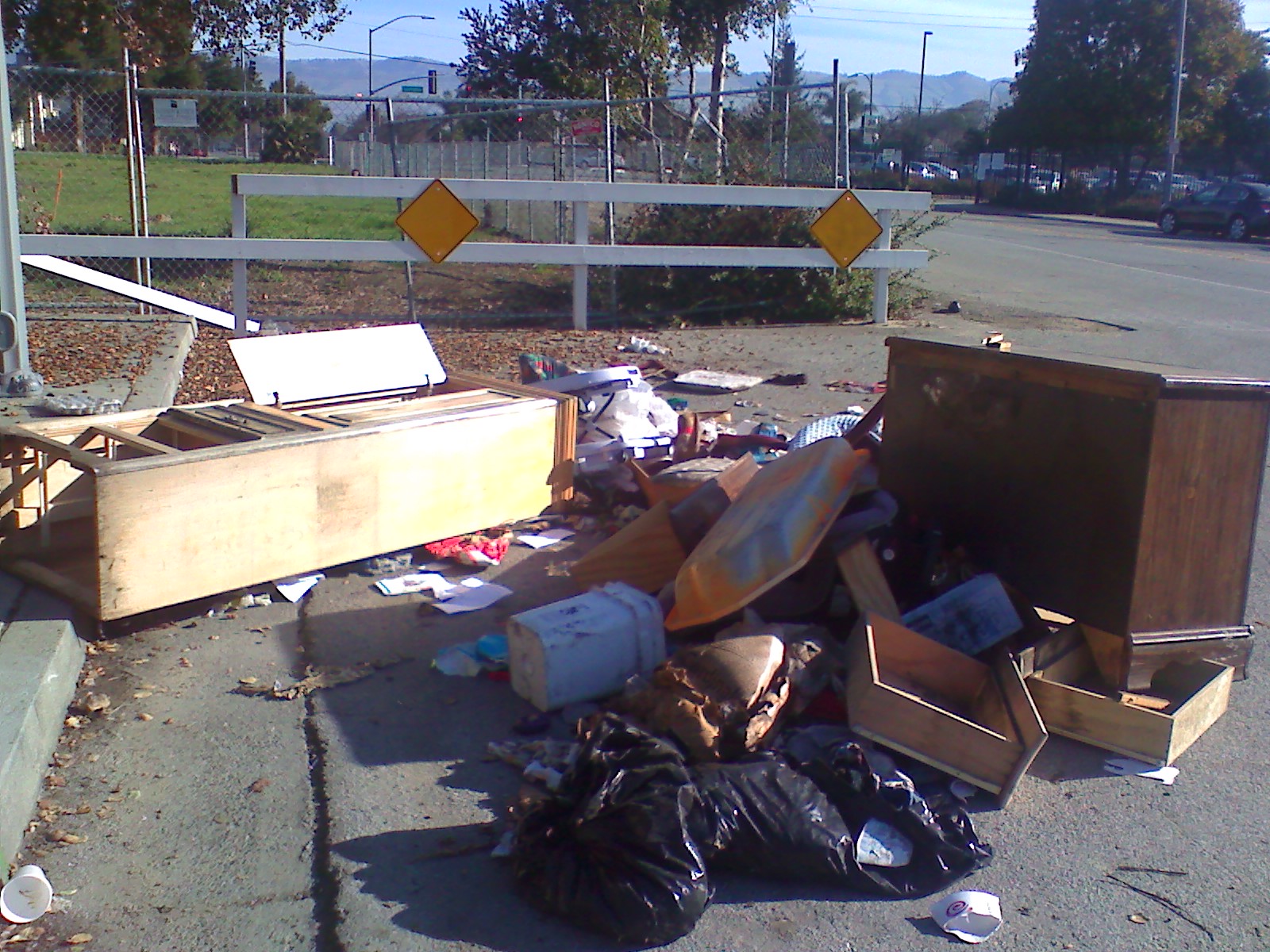 Illegal Dumping in the street