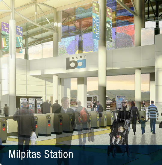 Image of Milpitas Station rendering