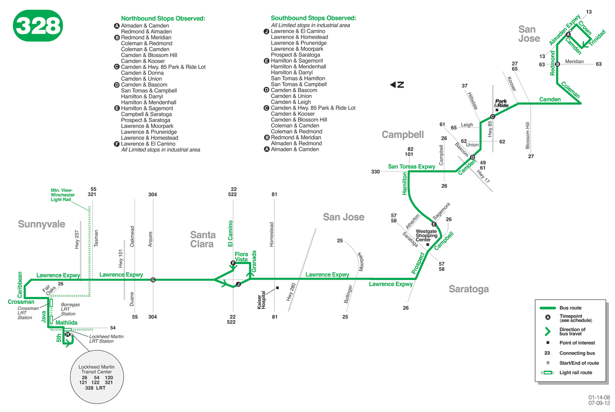 Route 328 Map