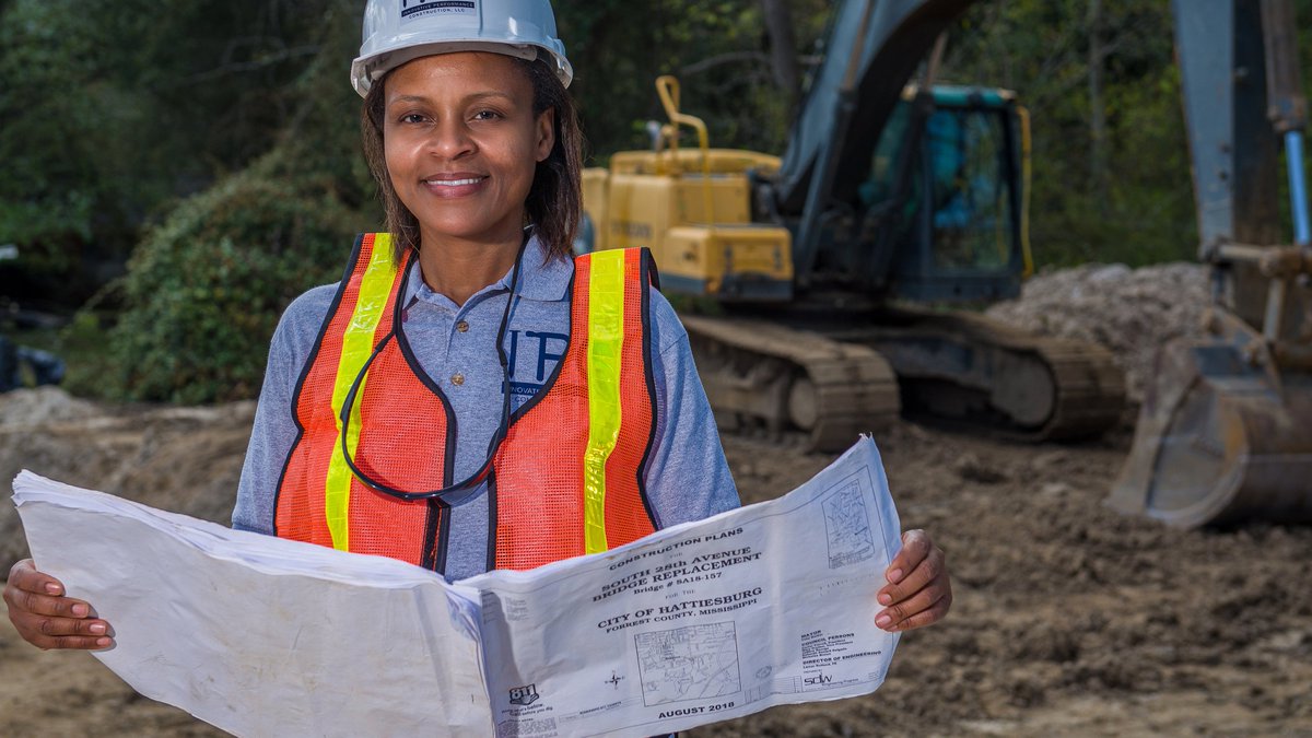 small business owner on a construction site 