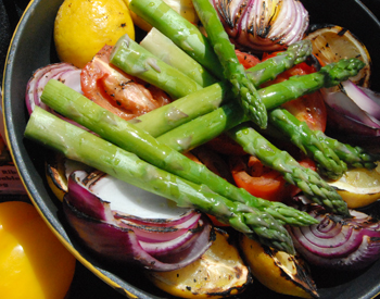 Grilled vegetables