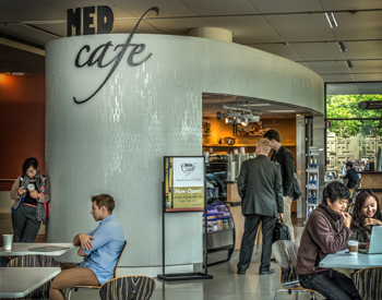 Med Cafe seating area