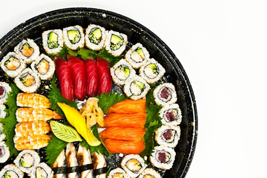 Kikka sushi platter