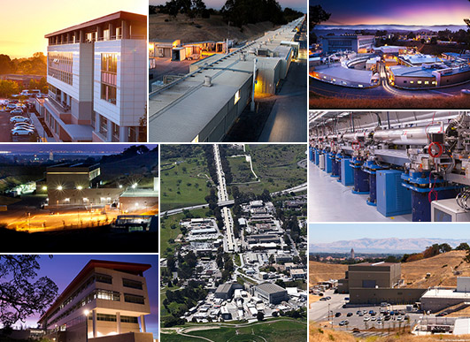 Photos of the SLAC National Accelerator Laboratory campus