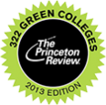 Logo of award from Princeton Review