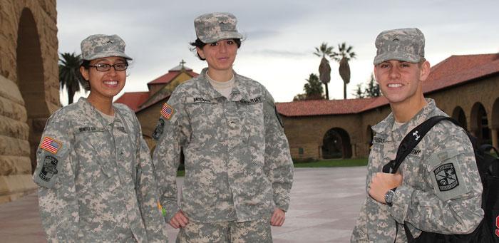 Photo of Stanford ROTC Students