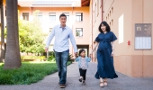 Ben Liu, MBA '07, Ema Liu-Nakajima, and Aya Nakajima, MBA '07 | ToniBird Photography