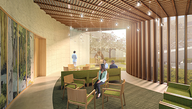 Lucile Packard Children's Hospital Stanford expansion rendering of the new hospital