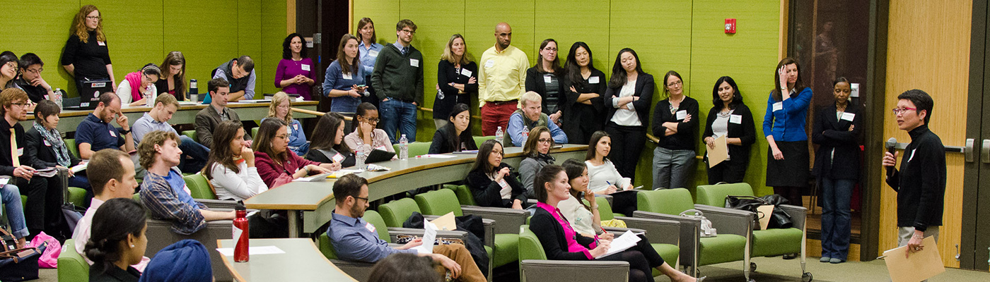 Photo of Students and Employers at Career Fair