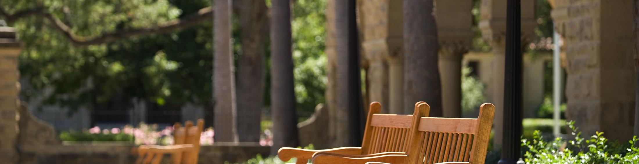 Benches at the Main Quad