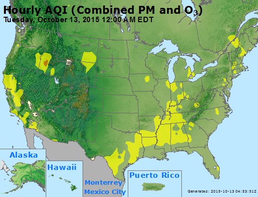 go to current air quality info