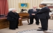 President Obama Talks with Janet Yellen and Ben Bernanke in the Oval Office